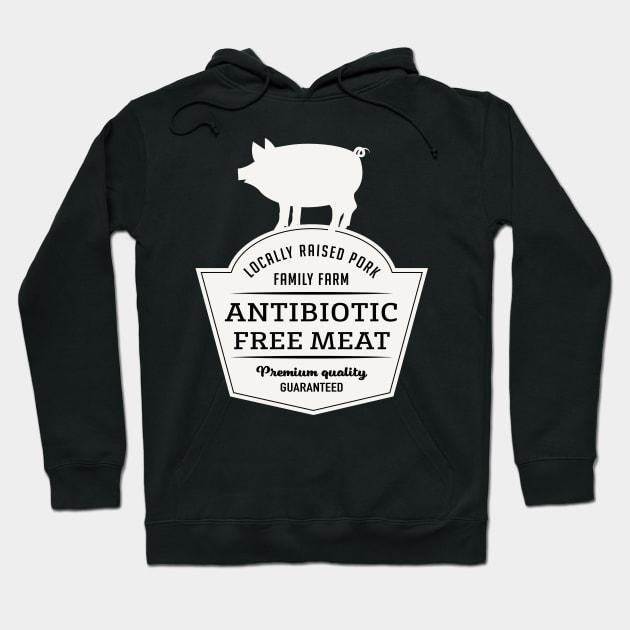 Local Farm Market Pig Shirt Hoodie by SWON Design